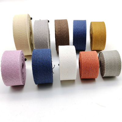 GRS Herribone papel tecido fita rolo padrão simples cor assortada sólida