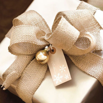 10 Yards Jute Burlap Ribbon Plain Tecido Cut Edge Burlap Ribbon de Natal