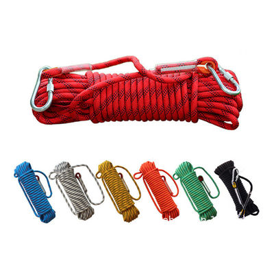 2000lbs Cordão de escalada de nylon Cordão de corda estática de nylon de alta resistência Cordão leve