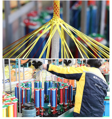 2000lbs Cordão de escalada de nylon Cordão de corda estática de nylon de alta resistência Cordão leve