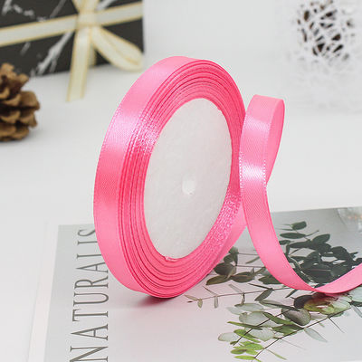 Single Face assorted Polyester Nylon Satin Ribbon 100 Yards 3mm-10mm