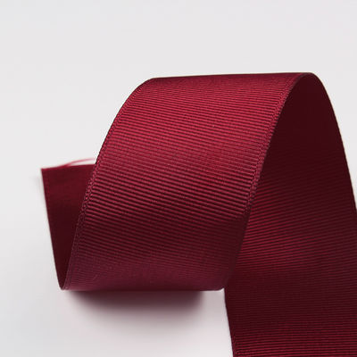 3mm-100mm Solid Assorted Color Polyester Grosgrain Ribbon para embrulho de presentes e artesanato DIY