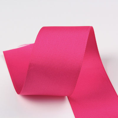 3mm-100mm Solid Assorted Color Polyester Grosgrain Ribbon para embrulho de presentes e artesanato DIY