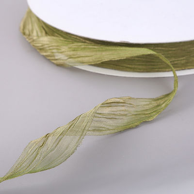 Embalagem de presentes 25mm Organza Coréia 2,5cm Sheer Wired Ribbon