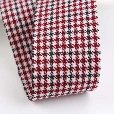 Fita de poliéster de pernas de cavalo vermelha 10 mm-40 mm Fita de poliéster de cetim