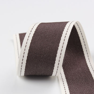 Faixa de poliéster com bordas costuradas de 6 mm a 40 mm rolos de fita de poliéster verde vermelho