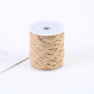 Faixa de borracha de jute de cor sólida ISO14001 Faixa de borracha de marrom escuro