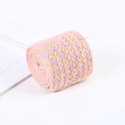 Faixa de Jute Tecido e Trenzado Faixa de Jute Azul Colorida Para Árvore de Natal