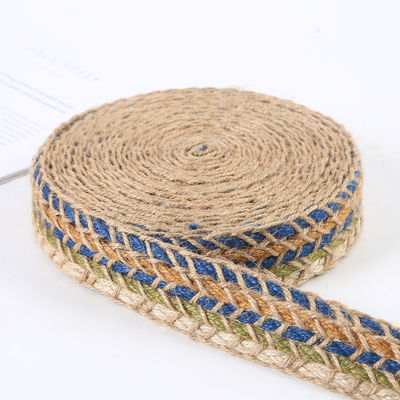 Fios de borracha de jute retrô de ouro