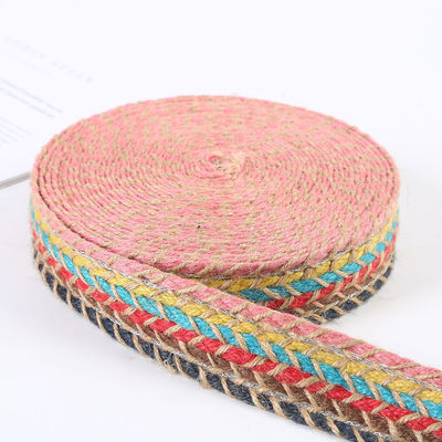 Fios de borracha de jute retrô de ouro