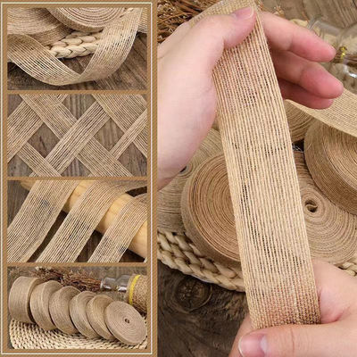 Personalize fita de borracha de tecido solto para decoração de embalagem de presente