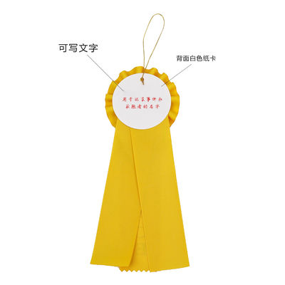Branco Azul Pré-feito Satin Arcos Medalha Satin Arcos Para Artesanato