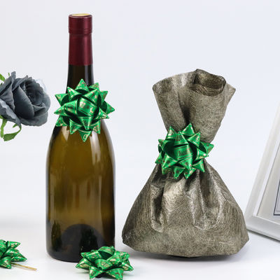 Estrela de Ouro Presente Faixa Arco Vinho Vermelho Presente Embalagem Faixa Arcos