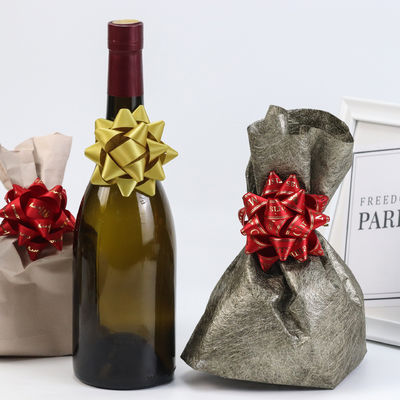 Estrela de Ouro Presente Faixa Arco Vinho Vermelho Presente Embalagem Faixa Arcos