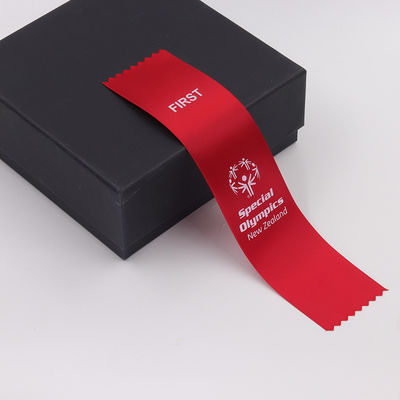 Medalha de Prêmio Verde Azul Faixa Poliéster Satin Faixas de Medalha Personalizadas