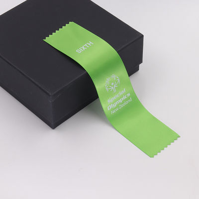 Medalha de Prêmio Verde Azul Faixa Poliéster Satin Faixas de Medalha Personalizadas