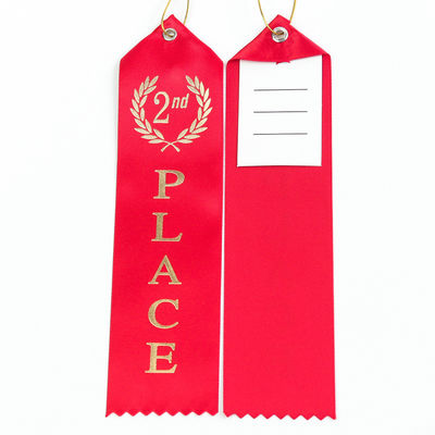 Medalha de Prêmio Verde Azul Faixa Poliéster Satin Faixas de Medalha Personalizadas