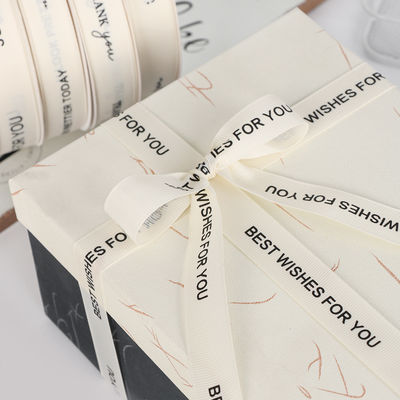 Faixa Branca de Grão Grosso 20 mm Faixa de Algodão Impressa OEM Eco Friendly