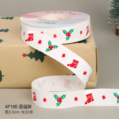 2 cm 2,5 cm fitas de Natal impressas ISO14001