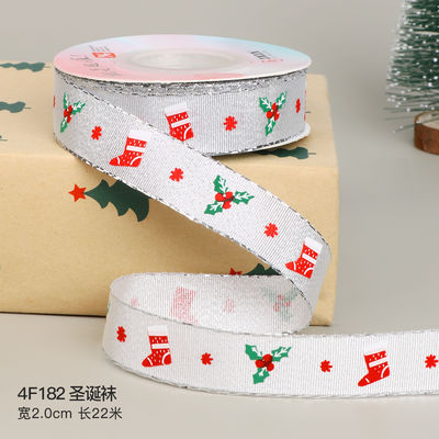 2 cm 2,5 cm fitas de Natal impressas ISO14001