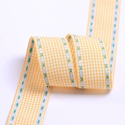 7mm-38mm fita bordada azul ISO9001 fita floral bordada