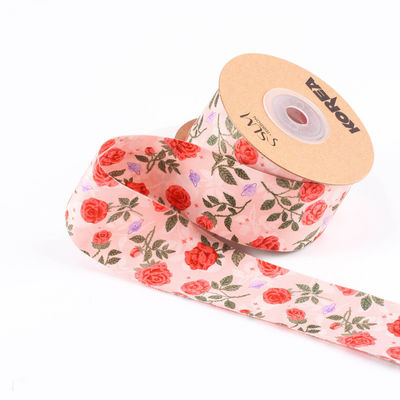 2.5cm-4cm fita de poliéster dupla face cinta de embalagem de borda de tecido