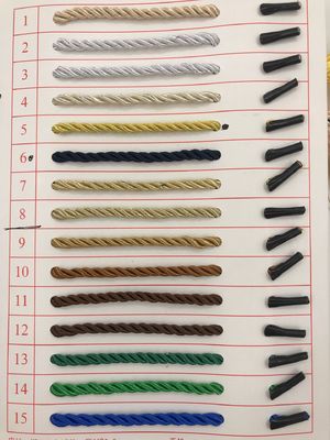 3 fios de corda de nylon dobrado duplo 1 cm de corda de polipropileno dobrado duplo