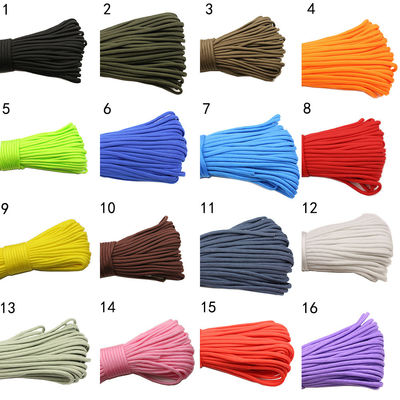 Cordas de nylon de cor laranja ISO9001 Cordas de poliéster de trança dupla