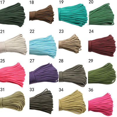 Cordas de nylon de cor laranja ISO9001 Cordas de poliéster de trança dupla