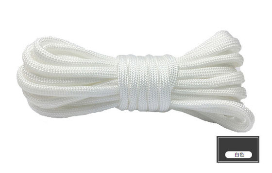 Cordas de nylon de cor laranja ISO9001 Cordas de poliéster de trança dupla