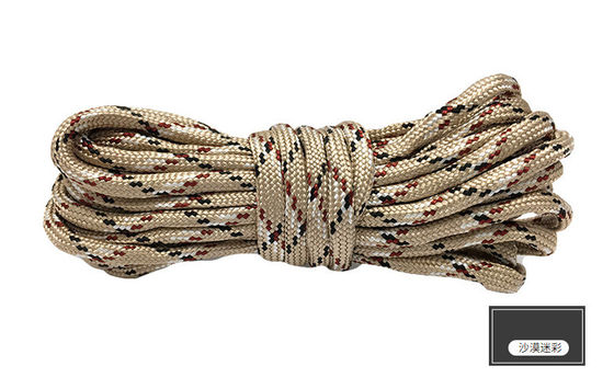 Cordas de nylon de cor laranja ISO9001 Cordas de poliéster de trança dupla