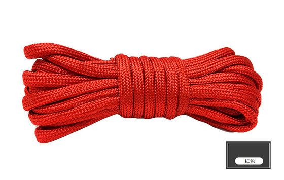 Cordas de nylon de cor laranja ISO9001 Cordas de poliéster de trança dupla