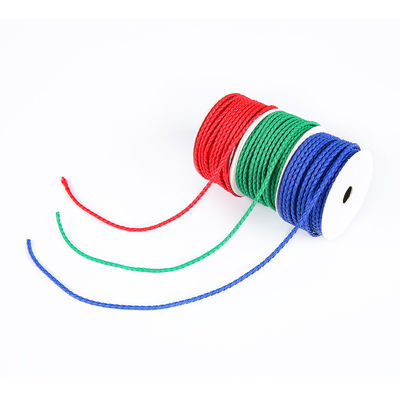 Artesanato 2 cordas trançadas 5mm preto corda de nylon duplo trançado