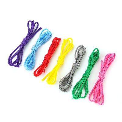 Cor-de-rosa 3 mm de corda de polipropileno cor-de-rosa dupla corda de polipropileno trançada