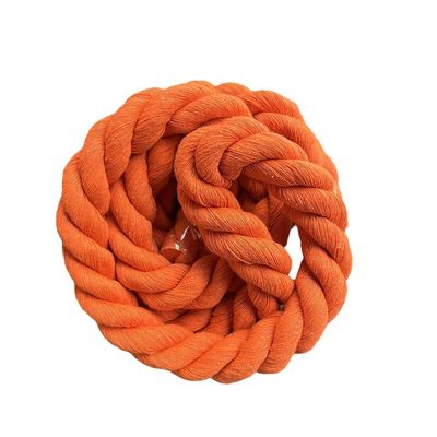 Rosa 20 mm Cordão de algodão torcido ISO14001 3 cordões de macrame