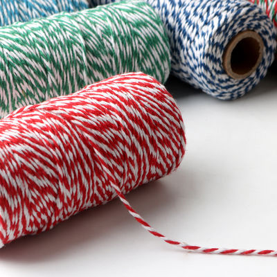 Faça você mesmo 2 fios de cordão torcido 550 libras 2 mm de algodão Macrame Cordão