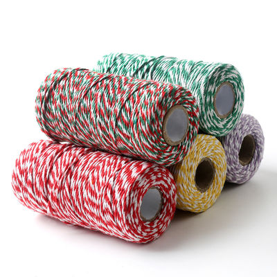 Faça você mesmo 2 fios de cordão torcido 550 libras 2 mm de algodão Macrame Cordão