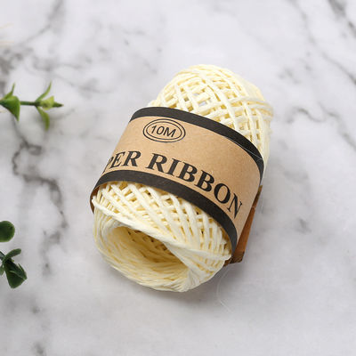 Corpo de papel de 2 mm colorido 10m Eco-friendly DIY Craft Paper Rope