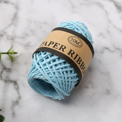 Corpo de papel de 2 mm colorido 10m Eco-friendly DIY Craft Paper Rope