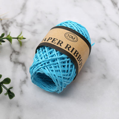 Corpo de papel de 2 mm colorido 10m Eco-friendly DIY Craft Paper Rope