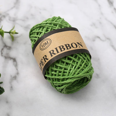 Corpo de papel de 2 mm colorido 10m Eco-friendly DIY Craft Paper Rope