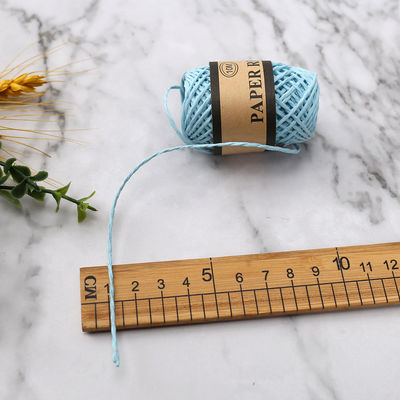 Corpo de papel de 2 mm colorido 10m Eco-friendly DIY Craft Paper Rope