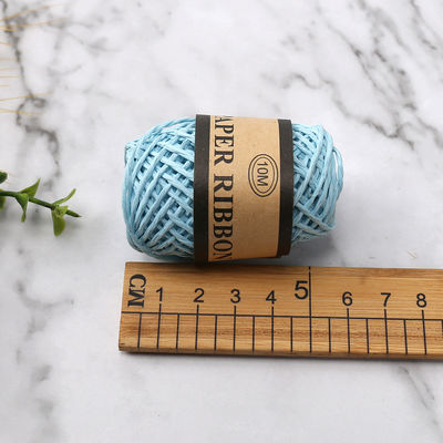 Corpo de papel de 2 mm colorido 10m Eco-friendly DIY Craft Paper Rope