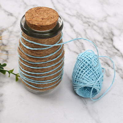 Corpo de papel de 2 mm colorido 10m Eco-friendly DIY Craft Paper Rope