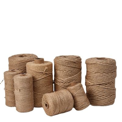 1mm-20mm Twine de Jute colorido ISO9001 Eco Friendly 6mm Jute Rope
