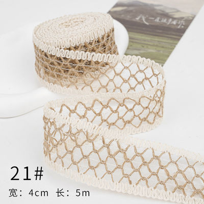 Faixa de Chapéu Marrom de Natal 5mm-45mm Fios de Chapéu