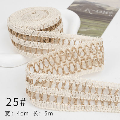 Faixa de Chapéu Marrom de Natal 5mm-45mm Fios de Chapéu