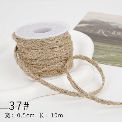 Faixa de Chapéu Marrom de Natal 5mm-45mm Fios de Chapéu