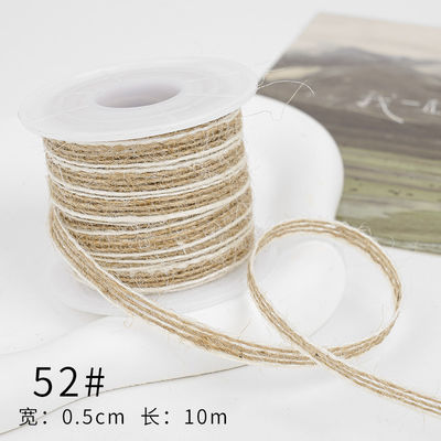 Faixa de Chapéu Marrom de Natal 5mm-45mm Fios de Chapéu