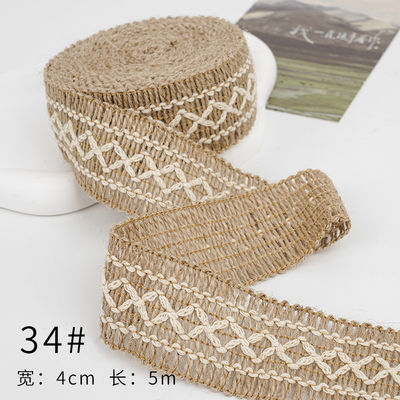 Faixa de Chapéu Marrom de Natal 5mm-45mm Fios de Chapéu